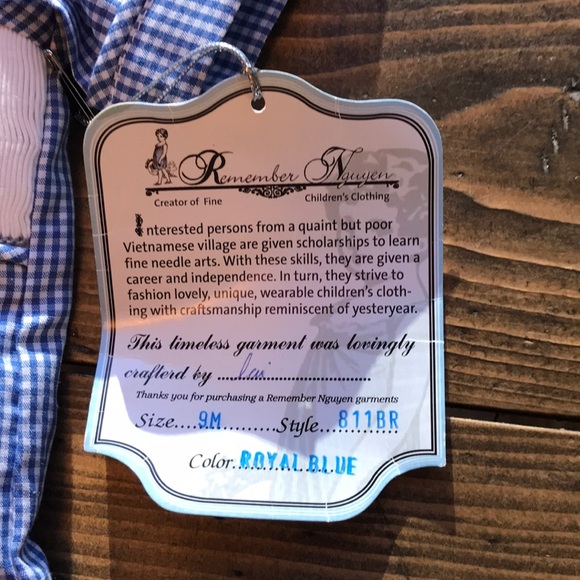 Remember Nguyen astronaut smock size 9m NWT - Picture 3 of 3